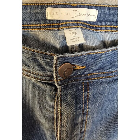 C Est. 1946 Denim Shorts. Size: 16W - Picture 3 of 15